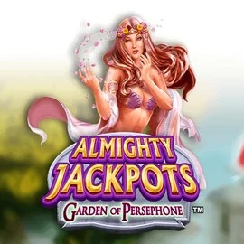 Almighty Jackpots: Garden of Persephone logo by Novomatic Slot Heart Casino