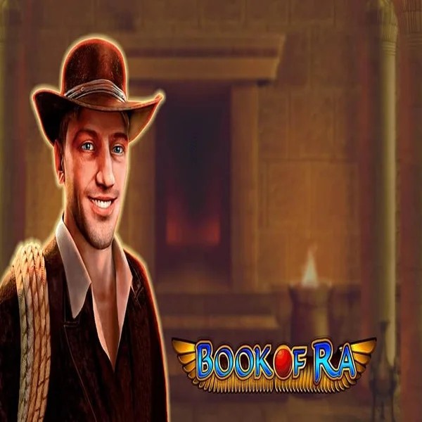 Book of Ra online game logo by Greentube on slotheartcasino.eu