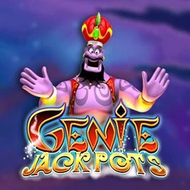 Official Jackpots logo: Genie Jackpots by Blueprint Gaming at Slot Heart Casino
