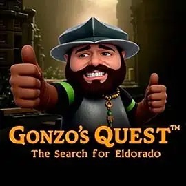 Gonzo's Quest slot logo by NetEnt at Slot Heart CasinoGonzo's Quest