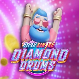 Logo of Hyper Strike Diamond Drums from Gameburger Studios at Slot Heart Casino