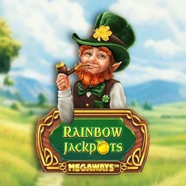 Jackpots logo of Rainbow Jackpots Megaways from Red Tiger Gaming at Slot Heart Casino