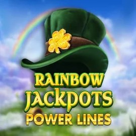 Rainbow Jackpots Power Lines slot icon by Red Tiger Gaming, available at Slot Heart Casino
