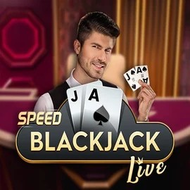 Official Live Casino logo: Speed Blackjack by Pragmatic Play at Slot Heart Casino